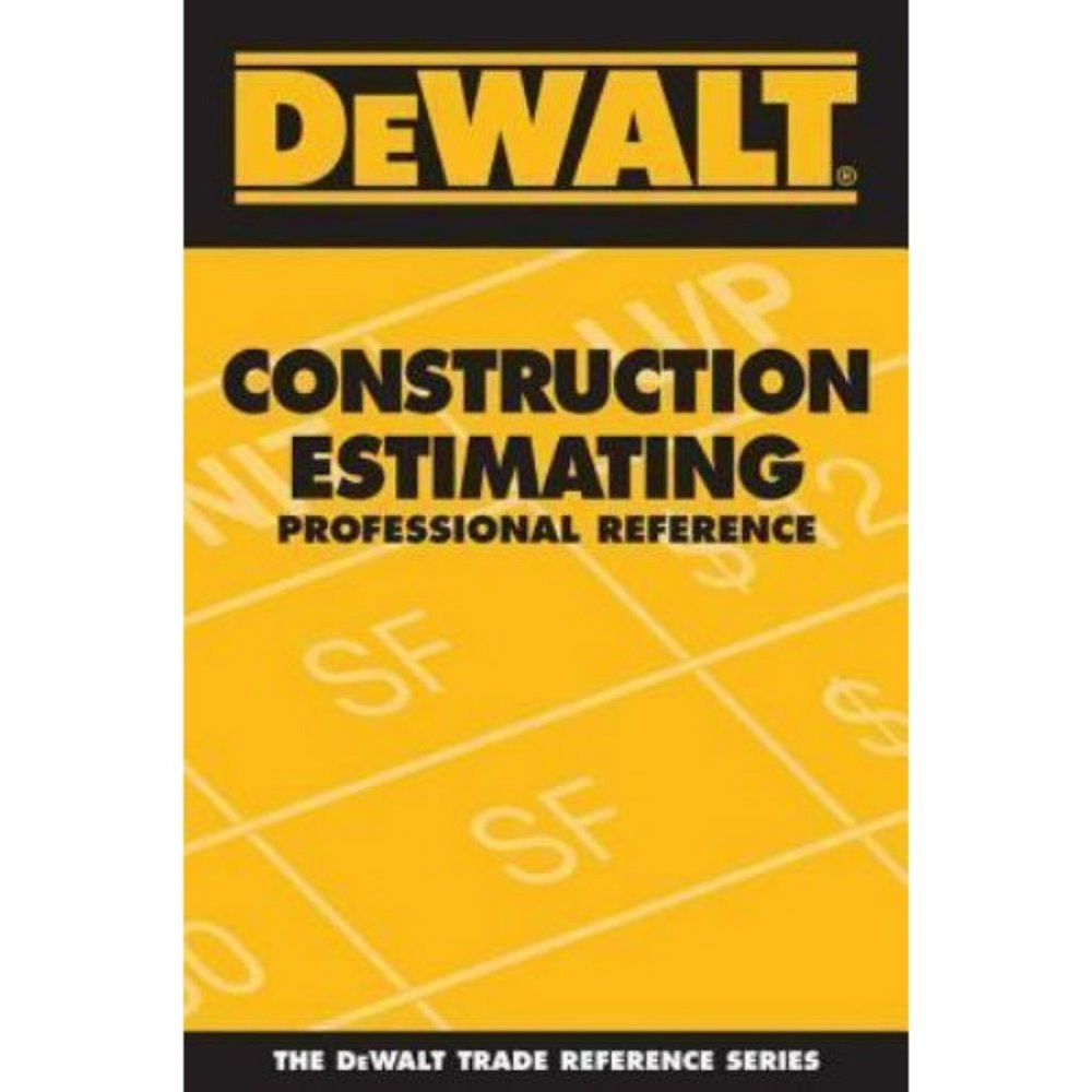 DEWALT Construction Estimating Professional Refere